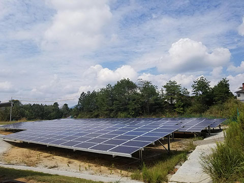 津山市高野太陽光発電所新設工事