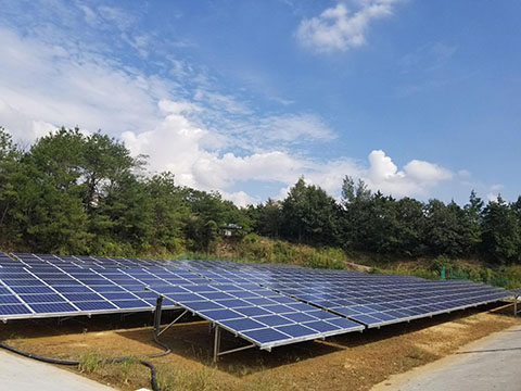 津山市高野太陽光発電所新設工事