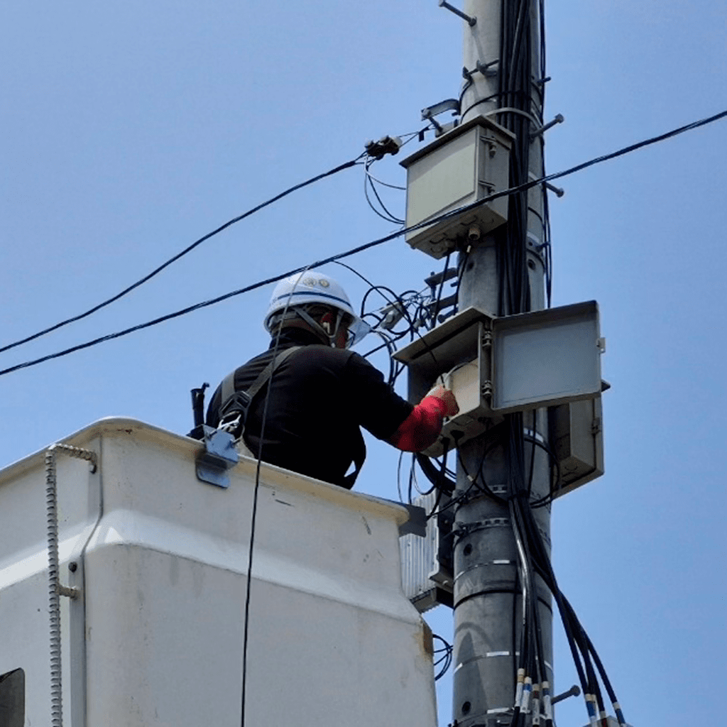 施工例：電気通信工事